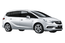 Car Hire Stratford-upon-Avon - Vauxhall Zafira 5 + 2 - Minibus hire Stratford-upon-avon